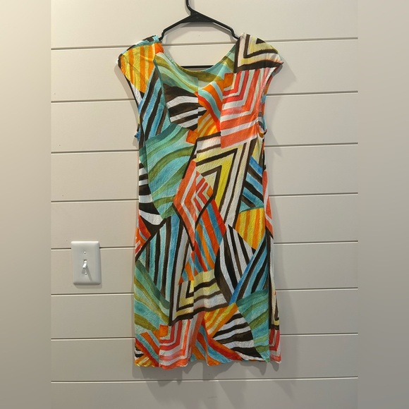 Jams World Colorful Geometric Pattern Dress Size XS - Picture 3 of 6